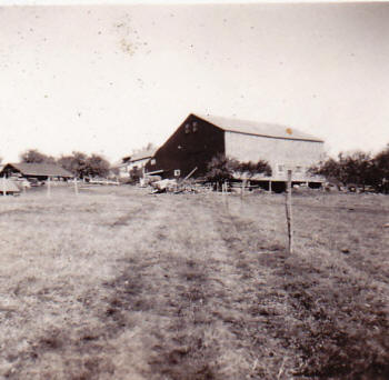 Western view from farmhouse