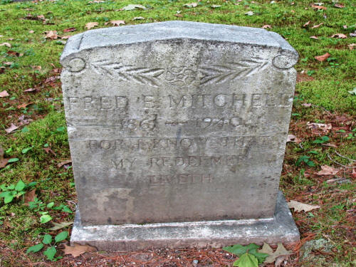 Headstone - Fred E. Mitchell